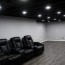 our painted basement ceiling black