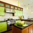 decorate with green kitchen cabinets