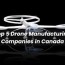 top 5 drone manufacturing companies in
