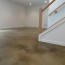stained concrete basement floor