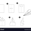 make origami airplane vector image