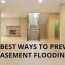 prevent basement flooding