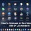 decrease launchpad icons size in macos