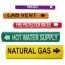 pipe markers pipe labels custom pipe