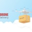 drone delivery vector art icons and