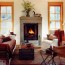 great seating cozy up to the fireplace
