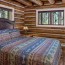 cabin 29 bed at redfish lake lodge