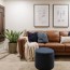 modern rustic basement makeover with