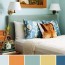 blue color palettes for interior decorating