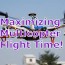 get longer flight time on drones and