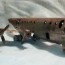 vintage metal tin airplane wyandotte