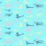 pink airplane fabric wallpaper and