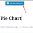 how to create a pie chart in wordpress