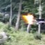 nightmarish video of gun firing drone