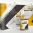 exhibition curved banner stand and desk