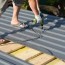 how to install metal roofing on a shed