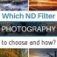 what nd filter to choose in photography