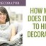 cost to hire an interior decorator