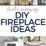 12 gorgeous diy faux fireplace ideas