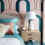 pink and teal bedroom walls design ideas