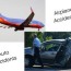 airplane accidents versus auto