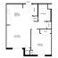 1 bedroom corridor floor plan balch