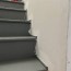 basement makeover painting stairs