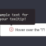 10 css code snippets for creating tooltips