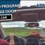 how to program garage door to car