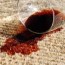 red wine on your carpet no problem