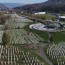drone shot of srebrenica genocide