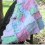 how to make a baby rag quilt i can