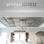 diy coffered ceiling with antique barn
