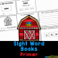 free printable primer sight words books