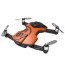wingsland s6 outdoor edition orange mini pocket drone 4k camera