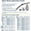 wiper blade application guide selecting