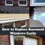 how to replace basement windows without