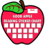 apple sticker charts for reading