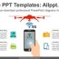 iot drone control powerpoint diagram