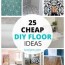 25 diy flooring ideas that will