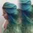 blue and green hair color ideas