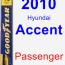 2010 hyundai accent wiper blade set kit