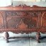 refinished antique buffet updated