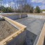 poured concrete basement and house