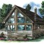 cabin house plan with loft 2 bed 1