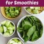 11 best vegetables for smoothies it s