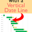 add a vertical line to gantt chart or