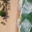 drone view aerial view ocean coast