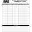 home food storage inventory card template