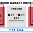 what size garage door do i need